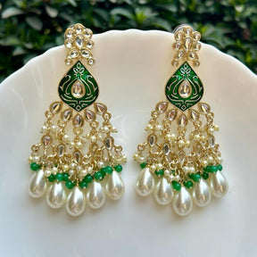 Chanda Green Necklace Set