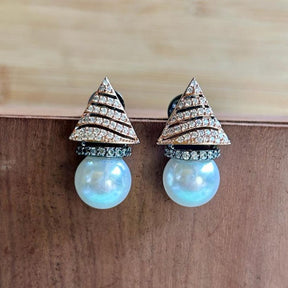 Radiant Pearl Drop Earrings