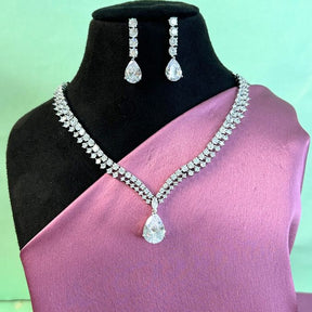 Lopa American Diamond Necklace Set