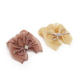 LAIDA Women Set of 2 Embellished Ponytail Holders