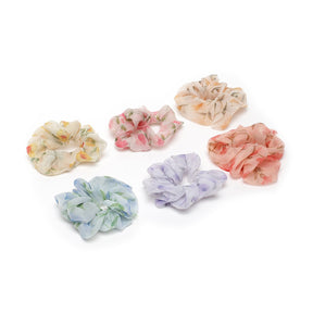 LAIDA Women Set of 6 Scrunchie Ponytail Holders