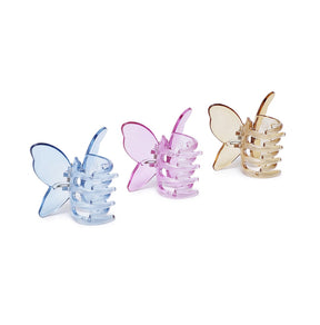 LAIDA Women Set of 3 Embellished Claw Clip