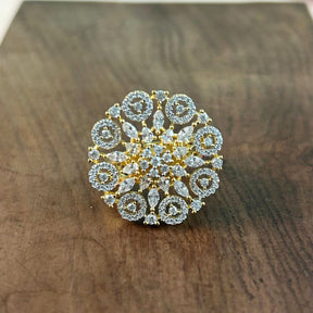 Sheryl CZ Designer Finger Ring