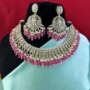 Revti Pink Necklace Set