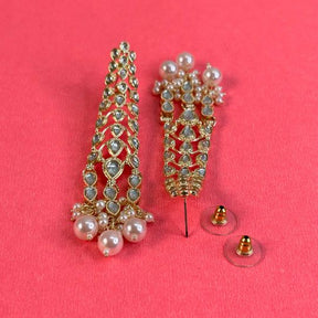 Riya White Earrings