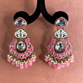 Nazuk Pink Chandbalis