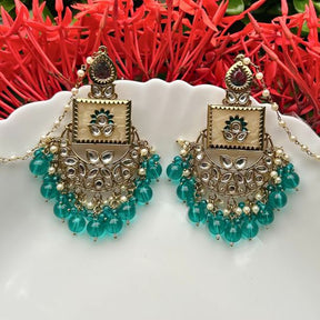 Rozina Turquoise Chandbalis