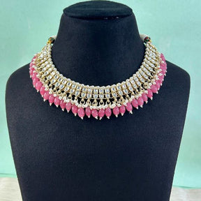 Revti Pink Necklace Set