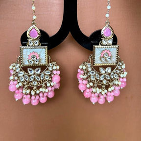 Rozina Pink Chandbalis