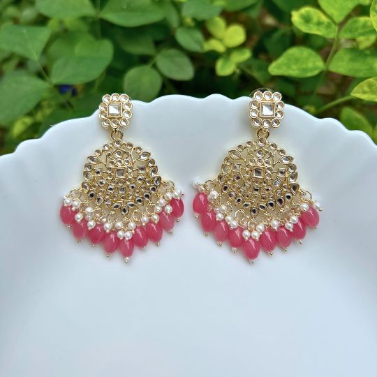 Revti Pink Necklace Set