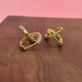 Lina Golden Hoop Earrings