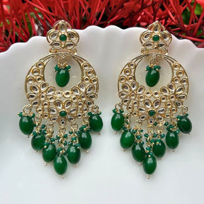 Sheeya Rama Green Chandbalis