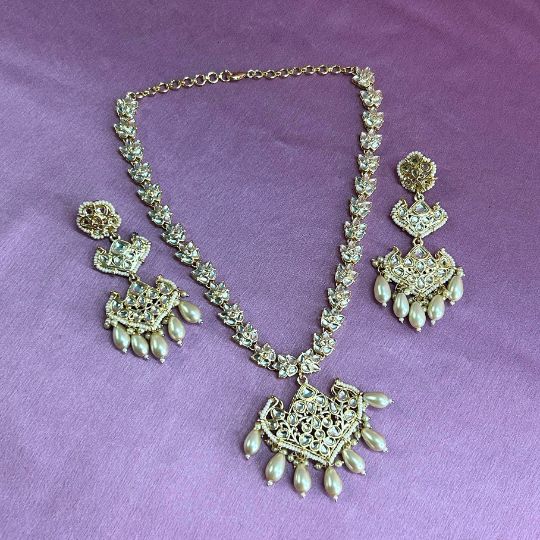 Hitha Kundan NecklaceHitha Set