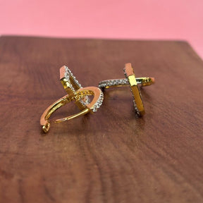 Lina Golden Hoop Earrings