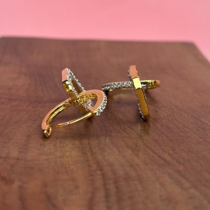 Lina Golden Hoop Earrings