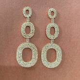 Kylie Golden Party Earrings