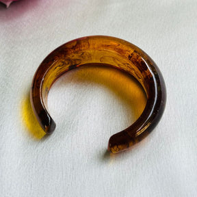 Open Maroon Resin Bangles