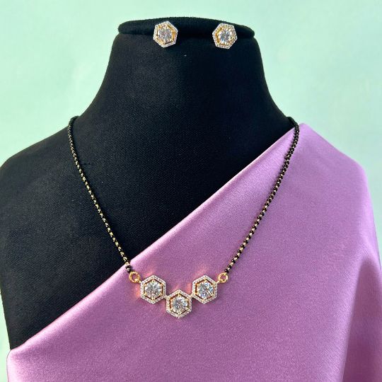 Hanika Solitarie CZ Mangalsutra