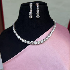 Sweeti American Diamond Necklace Set