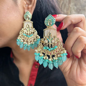 Inara Turquoise Chandbalis