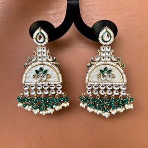 Shiza Emerald Green Chandbalis