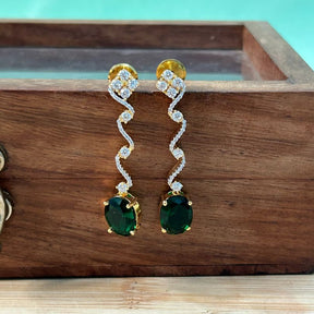 Cora Emerald Green Jewellery Set