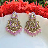 Adrika Lilac Chandbalis Earrings