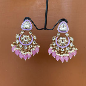 Adrika Lilac Chandbalis Earrings