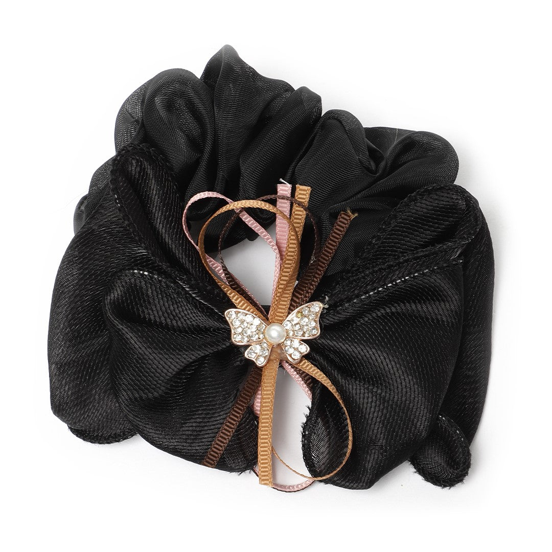 LAIDA Women Set of 2 Embellished Ponytail Holders