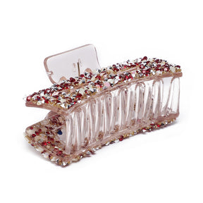 LAIDA Women Set of 2 Embellished Claw Clip