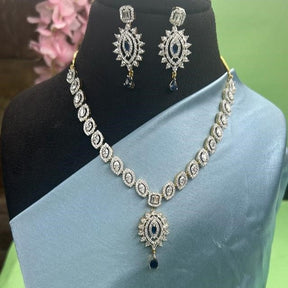 AMY CZ Sapphire Blue Designer Set