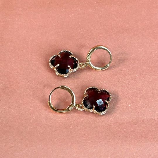 Clover Huggie Earrings