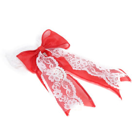 LAIDA Women Set of 2 Lace Alligator Hair Clip