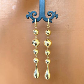 Golden Ball Designer Earrings