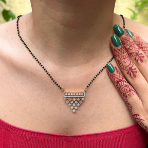 Swara American Diamond Mangalsutra Set