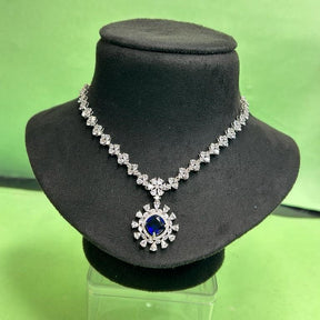 Gemma Sapphire Blue CZ Designer Set