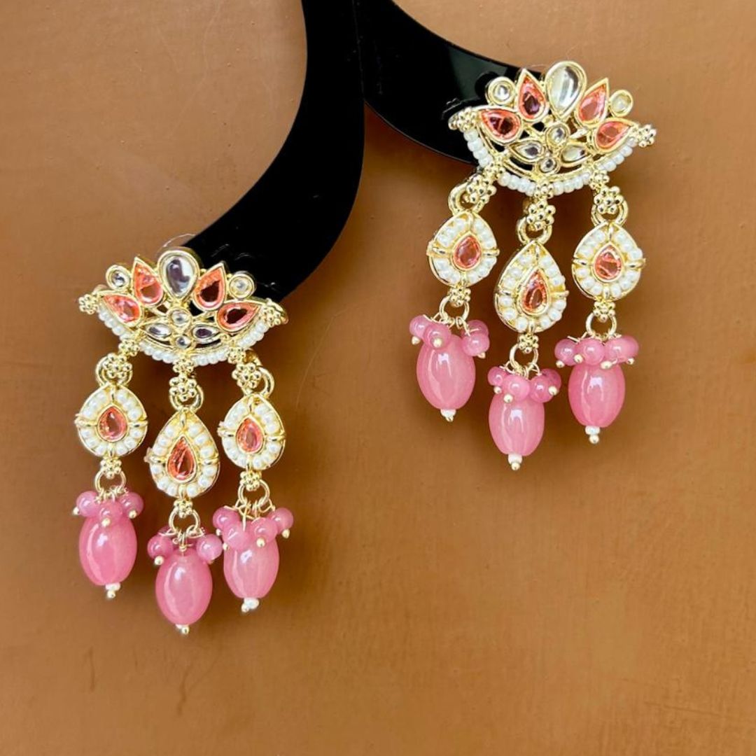 Kanwal Pink Earrings