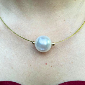 Glazed Pearl Necklace