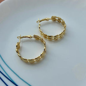 Puffy Hoop earrings