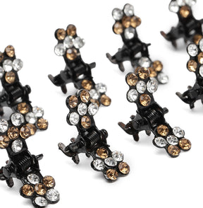 LAIDA Women Set of 12 Embellished Claw Clip