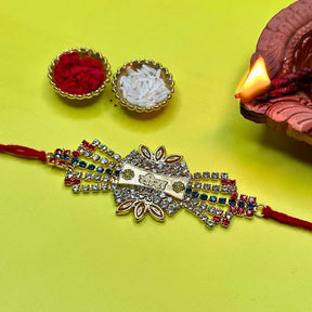 Veera Embellished Rakhi (with Roli & Chawal)