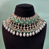 Chanda Green Necklace Set