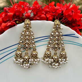 Chitra Gold Earrings