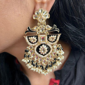 Raga Kundan Chandbalis Earrings