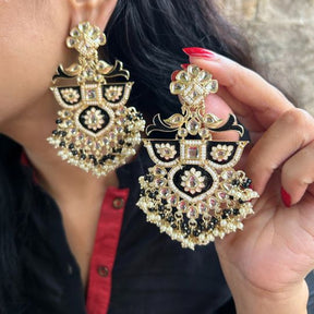 Raga Kundan Chandbalis Earrings