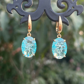 Shira Turquoise Hoop Earring