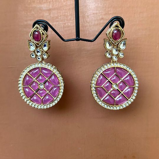 Ariba Purple Earrings