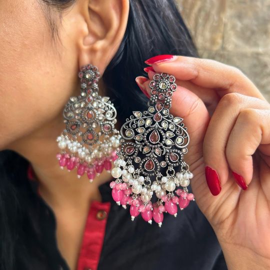 Meera Pink Earrings