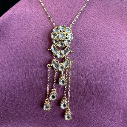 Adrita Kundan Pendant Necklace