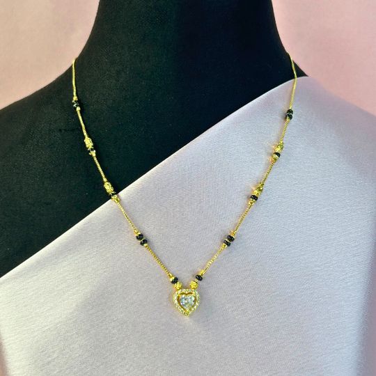 Heart American Diamond Mangalsutra